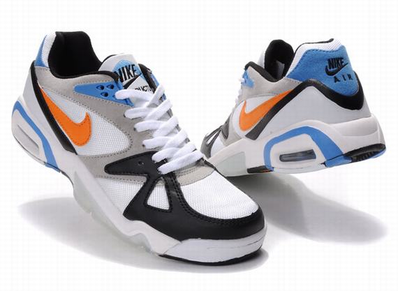 New Men'S Nike Air Max Black/White/Blue/Gary/Orangered